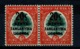 Ref 1234 - 1941 South Africa 6d Stamps Overprinted KUT Kenya Uganda Tanganyika - SG 153 Mint Pair - Kenya, Uganda & Tanganyika