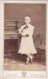 ANTIQUE CDV PHOTO. PRETTY SMALL GIRL . PARIS STUDIO - Old (before 1900)