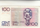 100 Francs Belgio Banconota Honderd Frank - 100 Francos