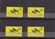 Stamps SOUTH SUDAN 2017 BIRDS YELLOW OVERPRINT SURCHARGE SET OF 4 MNH */* - Sudan Del Sud