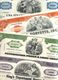 Delcampe - 100 DIFFERENT ANTIQUE U.S. STOCK CERTIFICATES (1940's-1980's) In EXCELLENT CONDITION - Verzamelingen