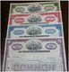 Delcampe - 100 DIFFERENT ANTIQUE U.S. STOCK CERTIFICATES (1940's-1980's) In EXCELLENT CONDITION - Verzamelingen