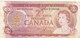 Canada - Billet De 2 Dollars - Elizabeth II - 1974 - Canada