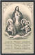 Dp. Mouton Scraphina. Wed. Hallaert Ludovicus. ° Sint Joris-ten-Distel 1816 &dagger; Beernem 1909  (2 Scan's) - Religion & Esotérisme