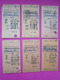 10 Anciens TICKETS BILLETS  " SNCF "  2° Classe - PARIS Gare De Lyon / Vermenton - TBE 1958 à 67 - Unclassified