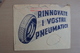 STORIA POSTALE ITALIA ITALY LETTERA ESPRESSO CON BELLA ILLUSTRAZIONE GOMMISTA GOMME PIRELLI GINO MONCINI TRIESTE - Storia Postale