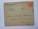 1932 Lettre + Enveloppe + Carte De Visite Hôtel Du Gros Chêne Flers-de-l'Orne -&gt; Armentières Yv 199 - 1900 – 1949