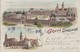 Litho Gruss Aus Dresden Zwinger Gel. 2.10.98 Bpst. - Dresden