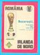 ROMANIA V NORTHERN IRELAND - 1985 FIFA WORLD CUP Qualif. Football Match Programme * Fussball Soccer Foot Calcio Programm - Books