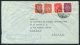 1949 Portugal Lisboa I.P.C.P. Airmail Cover - Argus Press Agency, Geneva Switzerland - Covers & Documents