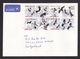 Pakistan: Airmail Cover To Switzerland 1996, 7 Stamps, Bird, Stork, Duck, Goose, Crane, Flower, Air Label (traces Of Use - Pakistan