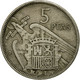 Monnaie, Espagne, Caudillo And Regent, 5 Pesetas, 1961, TB+, Copper-nickel - 5 Pesetas