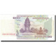 Billet, Cambodge, 100 Riels, 2001, KM:53a, TTB - Cambodia