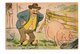 ILLUSTRATEUR . COCHON . PORC . " T'EN FAIS PAS, C'QUE TU BOUFFES, C'EST LES PARISIENS QUI L'PAIERONT " - Réf. N°19116 - - Cochons