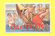 CPA FEMME Forte Avec Canot Chavire à La Plage - Contemporain (à Partir De 1950)