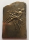 Médaille Bronze Argenté. Ballets Russes Anna Pavlova Et Diaghilev. Pastorale. G. Devreese. 50 X 80 Mm - 113 Gr. Uniface. - Unternehmen