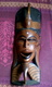 Masque En Bois Sculpté Africain 81,5x27 Cm - Art Africain