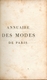 Delcampe - Annuaire Des Modes De Paris - Orné De Douze Gravures - Première Année - 1814 - 1801-1900