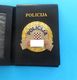 POLICE OF HERCEG-BOSNA (MOSTAR) Former State Of Bosnian Croats - Official Police Badge * Bosnia And Herzegovina Croatia - Police & Gendarmerie