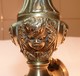 RARE LAMPE RENAISSANCE EN BRONZE CISELÉ TETES FILLETTE PIED BATEAU FONCTIONNE - Luminaires & Lustres