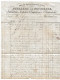 Lettre Ateliers De Fonderie 1839 - Cachets Généralité