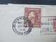 USA 1920 GA Umschlag Mit Zusatzfrankatur Und Perfin / Lochung! Guaranty Trust Company Of New York - Covers & Documents