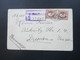 USA 1913 Registered Mail / Letter Nach Dresden Mit Gestempeltem R-Zettel. Viele Stempel - Briefe U. Dokumente