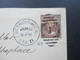 USA 1895 Beleg Nach Dresden Stempel Detroit Mich. Sta. D Und AK Stempel Dresden - Cartas & Documentos