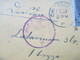 USA 1886 Beleg Nach Dresden Stempel Chicago Und Violetter Stempel Chicago AK Stempel Dresden - Covers & Documents