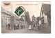 80 Feuquieres En Vimeu Rue De La Poste Cpa Carte Rare Avec Cette Animation Cachet Feuquieres 1908 Photo Lenne - Feuquieres En Vimeu