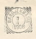 Nederlands Indië - 1906 - 12,5 Cent Bontkraag, Envelop G19 L KENDANGAN En VK BANDJERMASIN Via Singapore Nr Scheveningen - Nederlands-Indië