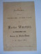 Communion 1882 Anvers Maria Wouters Image Pieuse Holy Card Santini Edit Bréval 6.4 X 10 Cm - Imágenes Religiosas