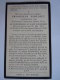 Franciscus Vervloet Wed Eleonora Carolina Maria Vela 1851 Lier 1927 Wommelgem Doodsprentje Image Mortuaire - Images Religieuses