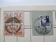 Altes Auswahlheft SBZ / DDR Briefstücke 1950er Jahre SST / Maschinen / Werbestempel + Vignette Heimatfest Döbel 1954 - Collections (en Albums)