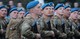 Delcampe - Military Beret Hat Cap Airborne Troops Of UKRAINE 2014 Old Type Size 57 - Headpieces, Headdresses