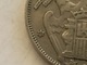 1957 (61) Spain Espana 25 Pesetas Coin - Key Date, Very Fine - 25 Pesetas
