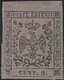 ITALY ITALIA ITALIEN ITALIE Antichi Stati 1853  DUCATO DI MODENA,Gazzette Stamp  CENT.9 MINT - Modène