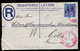 A5675) UK Grossbritannien R-Brief 1892 Roter Stempel London Chief Office - Cartas & Documentos