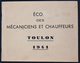 Delcampe - TOULON 1941 : ECOLE DES MÉCANICIENS ET CHAUFFEURS - 1939-45