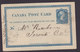 Canada Postal Stationery Ganzsache Entier 1c. Victoria British-American Bank Note Co. PORT-HOPE 1875 (2 Scans) - 1860-1899 Reign Of Victoria
