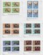 Nicaragua 1976; Chess Schaken ; Full Set 11x In Cornerblocs Of 4 With Printerremarks - Nicaragua