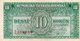 CECOSLOVACCHIA-10 KORUN  1945  P-60  UNC - Cecoslovacchia