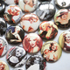 Delcampe - Mona Lisa Fan ART BADGE BUTTON PIN SET 1 (1inch/25mm Diameter) 35 DIFF - Altri & Non Classificati