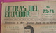 LETRAS DEL ECUADOR N° 73-74 Novembre-décembre 1951 - [1] Hasta 1980