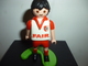 DG053 - Figurine Footballeur Maillot Blanc N°13 / Playmobil - Playmobil