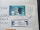 Israel 1965 ?! Beleg Mit Schöner Buntfrankatur Mit 3 Marken / 2 Marken Mit Tab. Motivmarken. Tiere / Vögel / Fische - Storia Postale