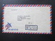 Thailand 1956 Registered Air Mail P.O. Bangkok 8 No 0725 Marken Rückseitig! Einschreiben - Thailand