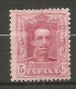 1922 - Yv. N°  274  *    5c Rose  Alphonse XIII   Cote  2 Euro   BE    2 Scans - Ungebraucht