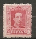 1922 - Yv. N°  279a  *    25c   Rouge Clair  Alphonse XIII   Cote  4,5 Euro   BE    2 Scans - Ungebraucht