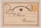 1874, 2 Kr. GA Gelb, Rs. Grosser Zudruck ,  #a1253 - Postkarten